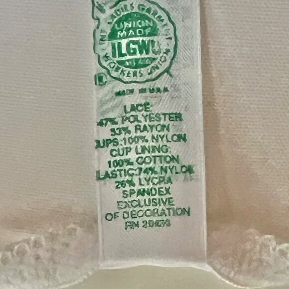 Carnival Lace Bustier Corset Boning Bridal Lingerie Size 34D white Wedding VTG - Picture 8 of 14